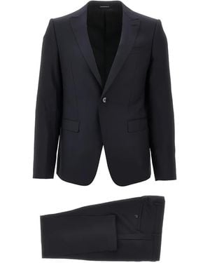 Emporio Armani David Single-Breasted Suit - Blue