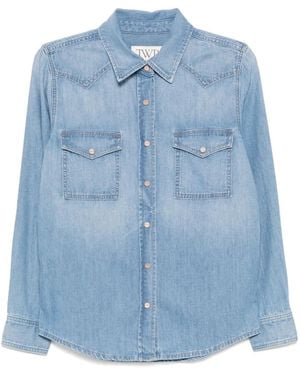 Twp Cowboy Take Me Away Shirt - Blue