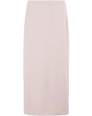 Theory Straight Midi-Rok - Roze