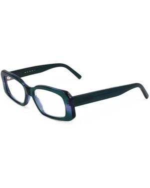 Marni Gafas Con Montura Rectangular - Blanco