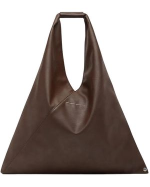 MM6 by Maison Margiela Medium Japanese Tote Bag - Brown