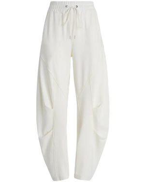 High Skittle Side-Pockets Track Pants - White