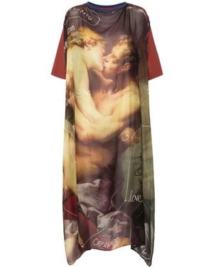 Vivienne Westwood Kiss Swing Jurk - Bruin