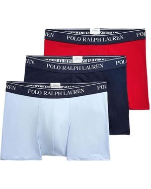Polo Ralph Lauren Logo-Waistband Boxers (Pack Of Three) - White