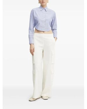 BOSS Camicia A Righe - Bianco