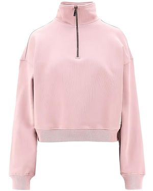 Emporio Armani Half-Zip Sweatshirt - Pink