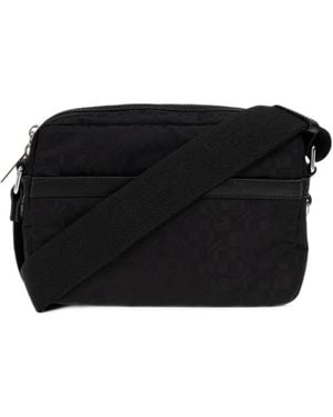 KENZO Kuriertasche Aus Monogramm-Jacquard - Schwarz