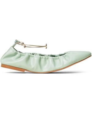 Twinset Ballerinas Mit Knöchelband - Grün
