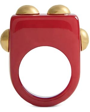 La DoubleJ Nefertiti Ring - Red