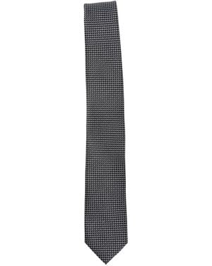KARL LAGERFELD Patterned Tie - White