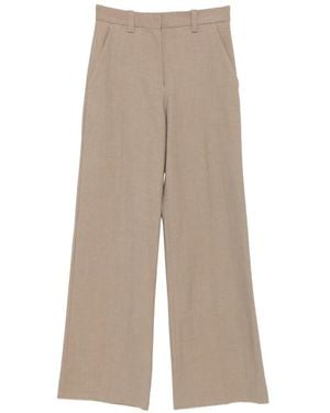 Maje Hose Mit Bügelfalten - Natur