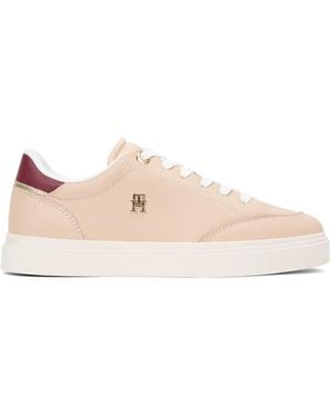 Tommy Hilfiger ロゴプレート スニーカー - ピンク