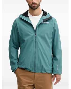 adidas Terrex Zip Performance Jacket - Green