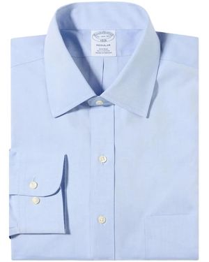 Brooks Brothers Hemd Mit Ainsley-Kragen Und Regulärer Passform - Blau