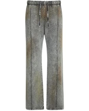 Guess Pantalon À Lien De Resserrage - Gris
