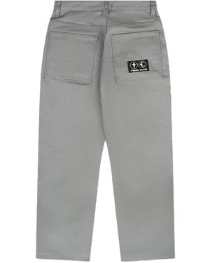 THUG CLUB Straight-Leg Pants - Grey