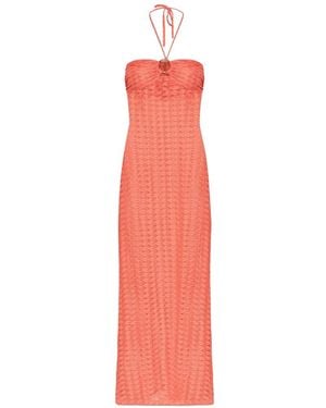 Melissa Odabash Harriet Halterneck Maxi Dress - White