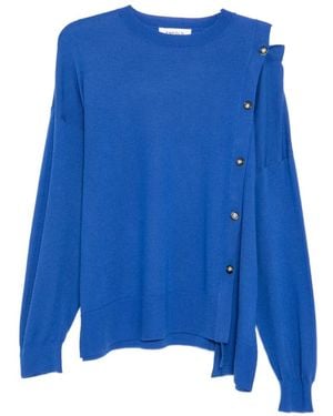 Enfold Two-Way Cardigan - Blue