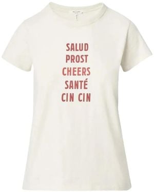Rag & Bone T-Shirt Cheers - White