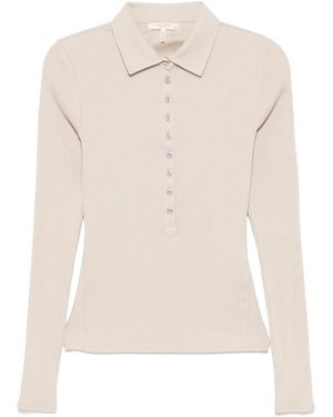Rag & Bone The Essential Poloshirt - Weiß