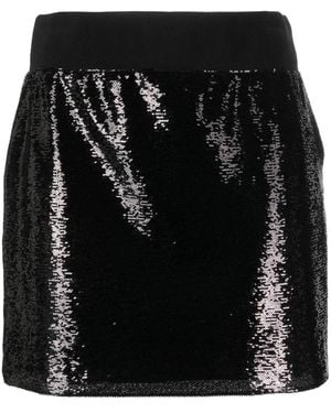 Tom Ford Minigonna Con Paillettes - Nero