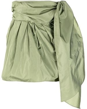 Alberta Ferretti Side Tie-Fastening Detail Shorts - Green