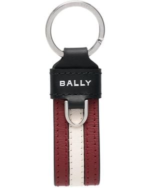 Bally Schlüsselanhänger Mit Logo-Print - Rot