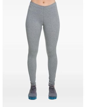 Nike High-Waist Logo Leggings - Gray