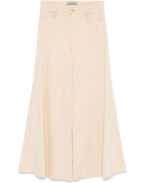 D.exterior Cotton Trousers - Natural
