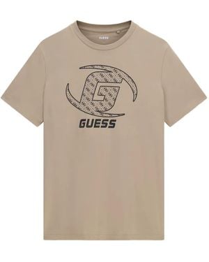 Guess Slim-Fit Logo T-Shirt - Grey