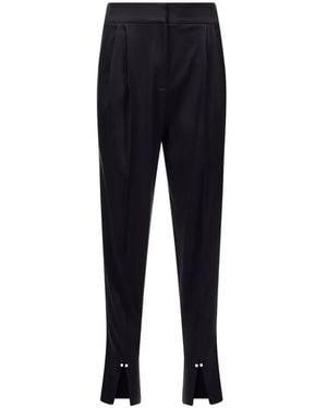 Mia Peculiar Wool Tailored Pants - Blue