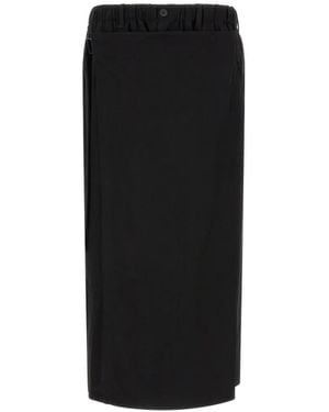 Yohji Yamamoto Ta Tuxedo Wrap Trousers - Black