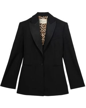 Blumarine Single-Breasted Blazer - Black