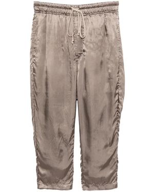 Rick Owens Astaires Cropped Pants - Natural