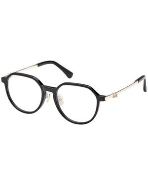 Max Mara Eyewear Round-Frame Glasses - Black