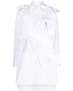 Viktor & Rolf Bow-Detail Shirtdress - White