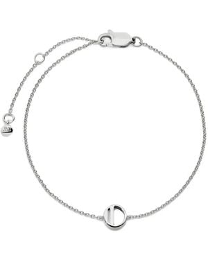 Monica Vinader Initial Chain Bracelet - Metallic