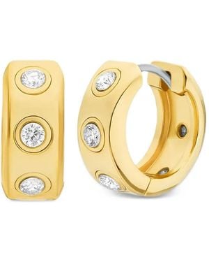 Michael Kors Ohrringe Mit Logo - Mettallic