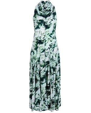 Proenza Schouler Adelide Printed Midi Dress - Green