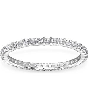 Swarovski Crystal-Embellished Ring - White