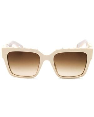 Roberto Cavalli Lunettes De Vue À Monture Rectangulaire - Natural