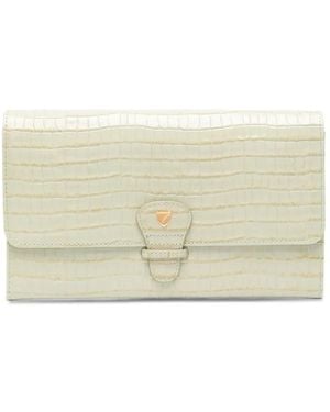 Aspinal of London Leather Travel Wallet - Natural