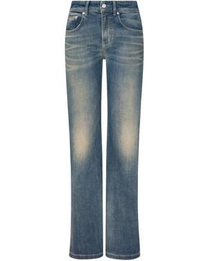 Moschino Five Pockets Flared Jeans - Blue