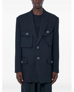 Y-3 Sport Uniform Chore Coat - Blue