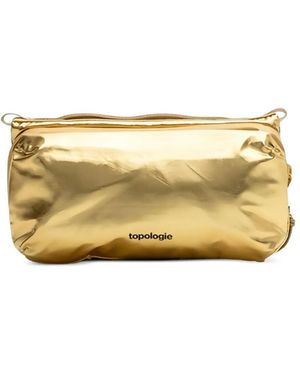Topologie Medium Metallic Bottle Messenger Bag