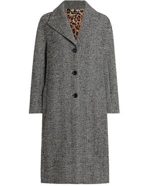 Dolce & Gabbana ヘリンボーン コート - グレー