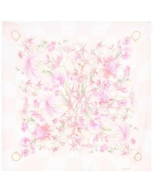 Ferragamo Floral Shawl - Pink