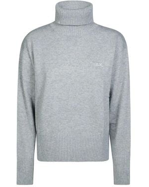 Sun 68 Pullover Mit Rollkragen - Grau