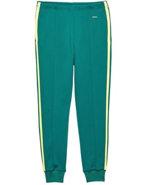 Prada Stripe-Detail Track Trousers - Green