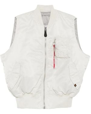Alpha Industries Ma-1 Heritage Sleeveless Jacket - White